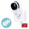 Rohový nástěnný držák pro bezpečnostní kameru YI Home (3 balení) – držák na lepidlo, držák bez potíží, silná páska 3M VHB, žádné šrouby, instalace bez nepořádku (bílá)