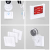 מתקן קיר למצלמת אבטחה YI Home (3 חבילות) - מחזיק דבק, תושבת ללא טרחה, סרט חזק 3M VHB, ללא ברגים, ללא בלגן התקנה (לבן)