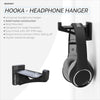 Hooka - metalowy wieszak na słuchawki